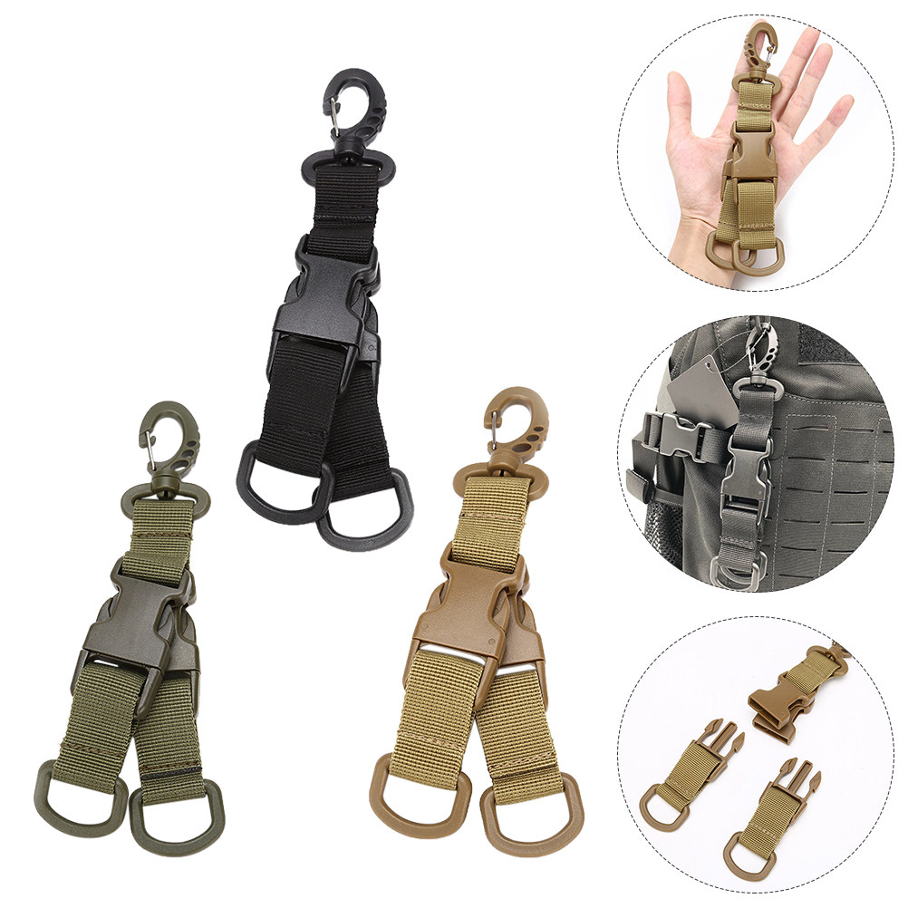 Cycling Gear Backpack - 3Pcs Rotating Nylon Webbing Buckle Detachable