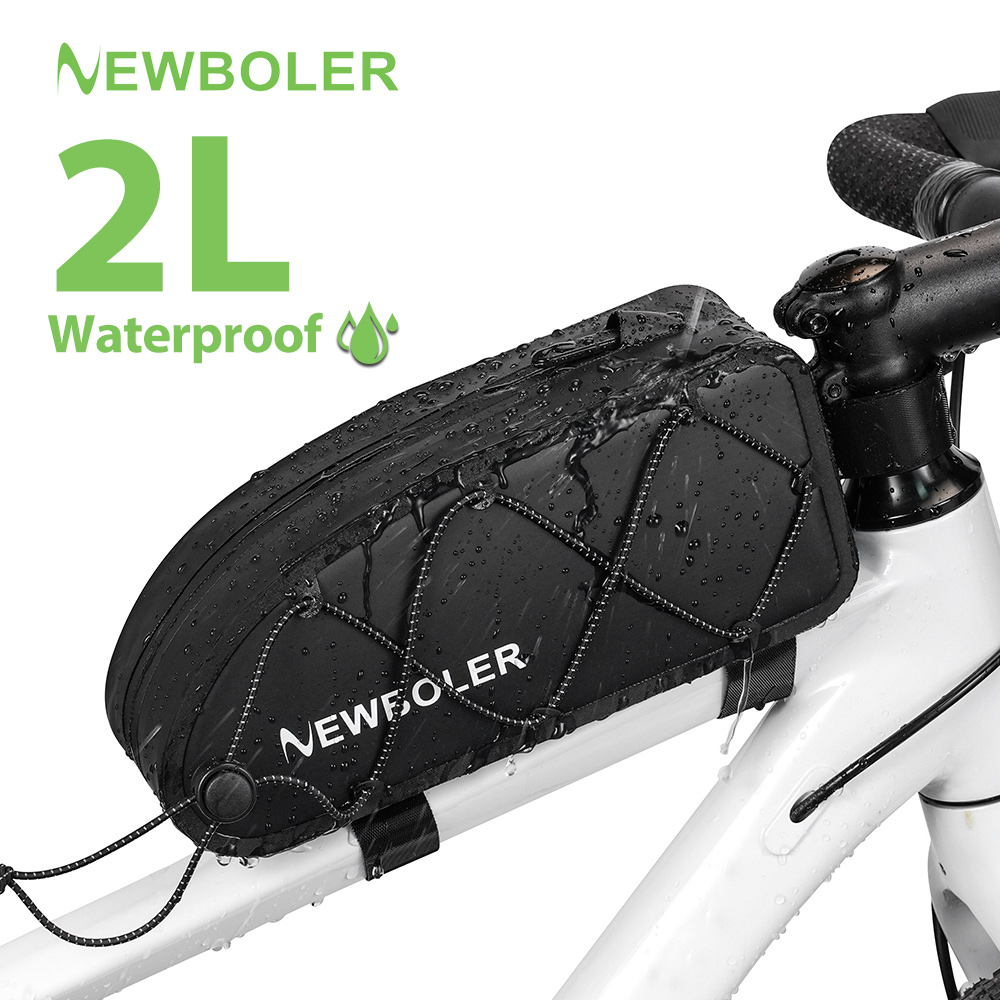 Cycling Gear Duffle - NEWBOLER 1.8L Bike Bag Waterproof Reflective