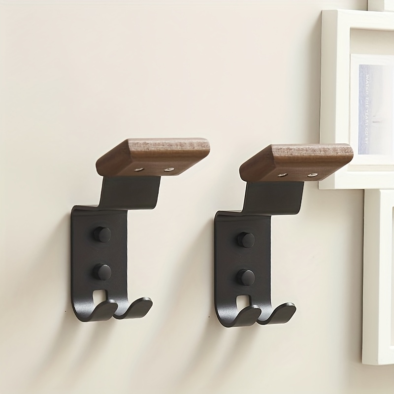 Cycling Gear Wall Mount - Motorcycle Helmet Holder Solid Wood Strong