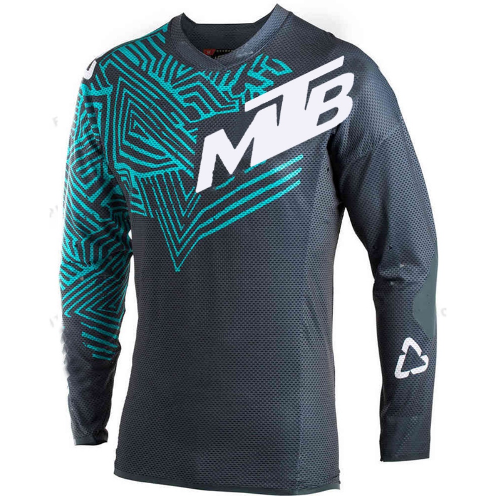 Cycling Gears - Outdoor Cycling Long-Sleeve Top MTB Print