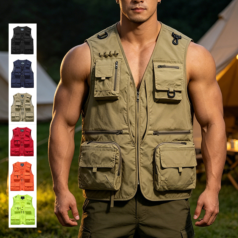 Cycling Gear Vest - Summer Work Vest for Outdoor Activities