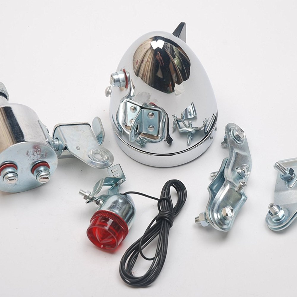 Cycling Gear Essentials - Mechanical Friction Powered Bike Light Kit