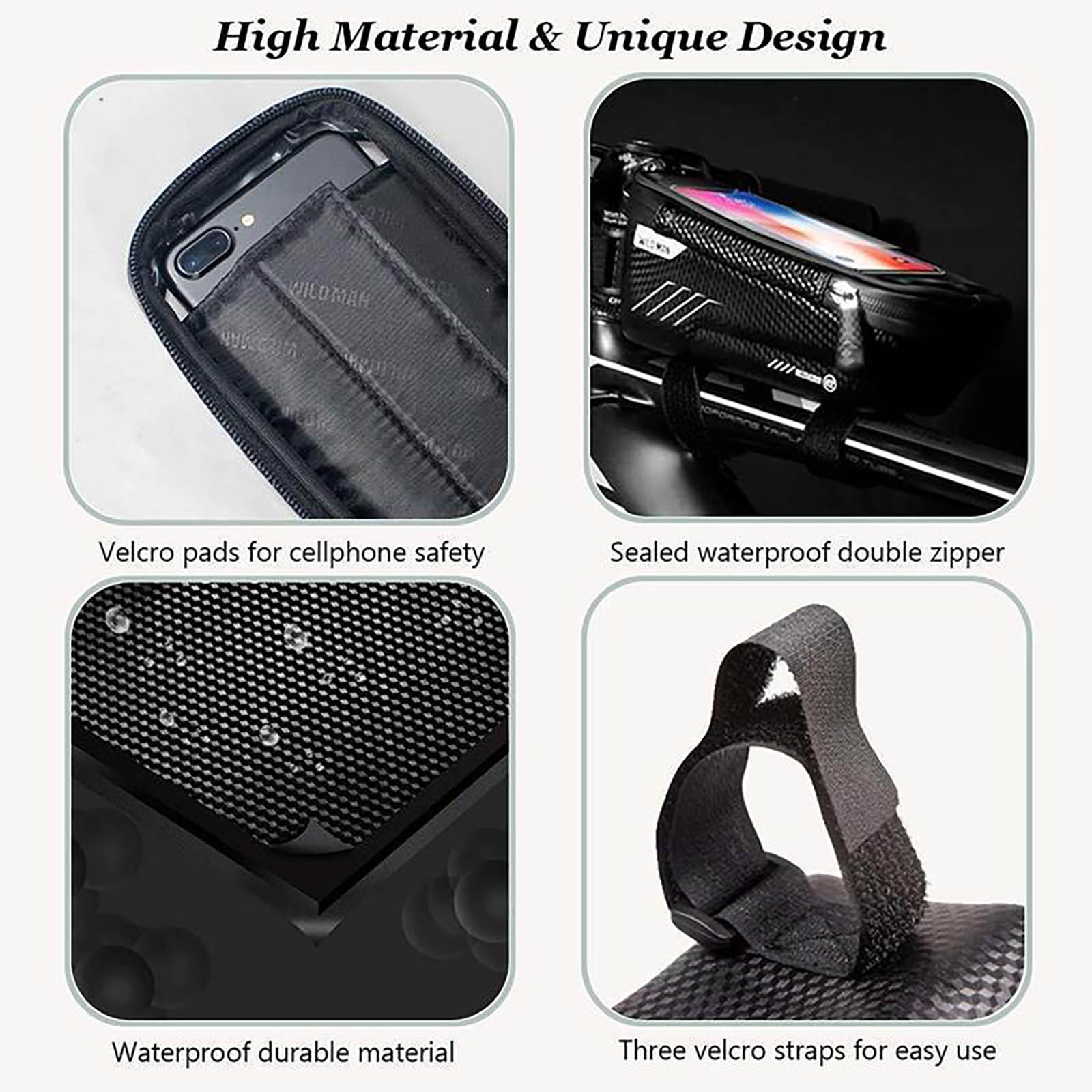 Waterproof Bicycle Phone Bag H - đánh giá và giá Cycling Gear Duffle