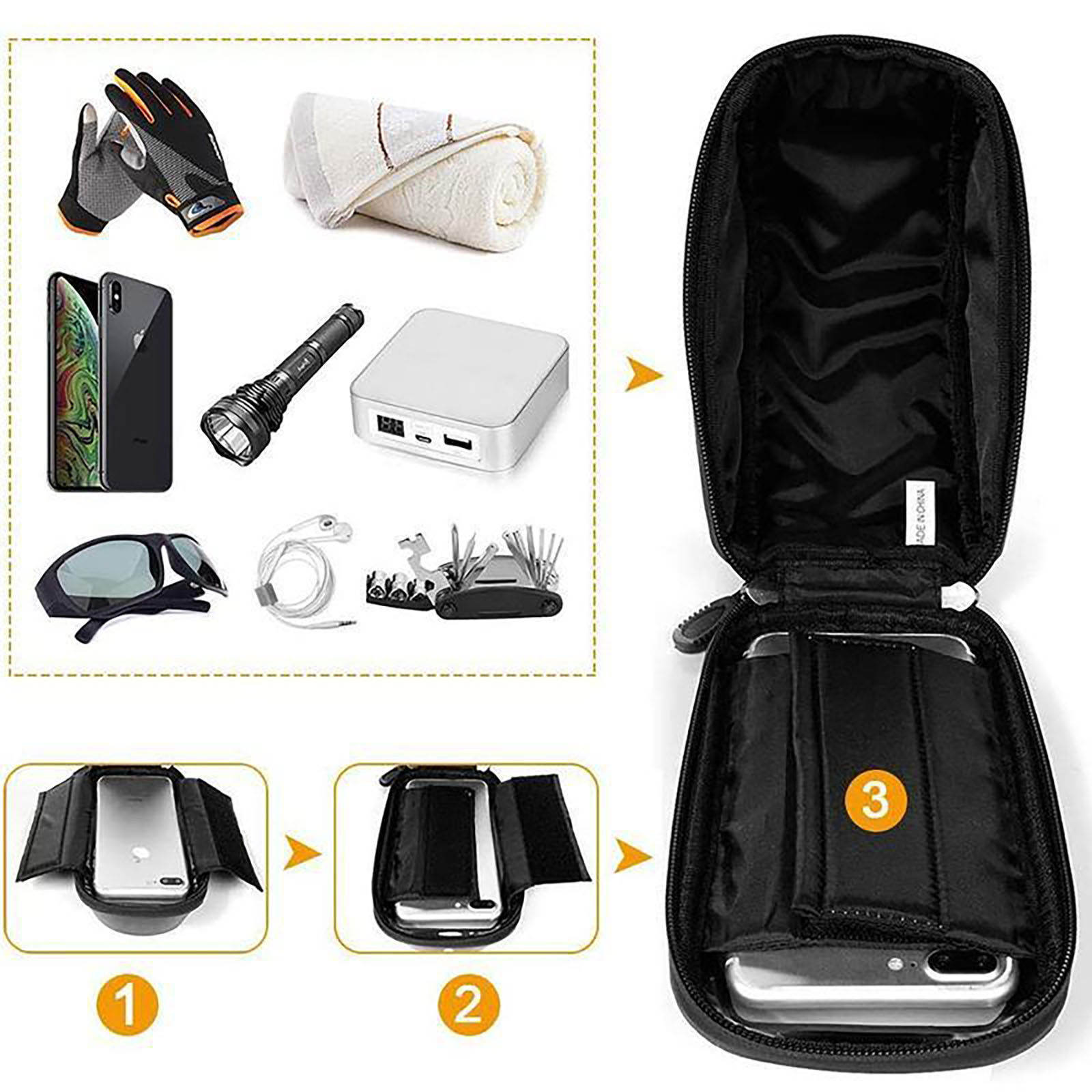 Waterproof Bicycle Phone Bag H - đánh giá và giá Cycling Gear Duffle