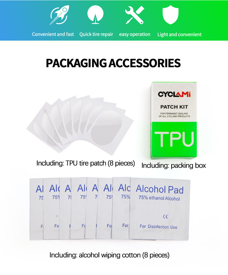 Lốp Mới Miếng Dán Cường Lực Dà - đánh giá và giá Bicycle Repair Kit