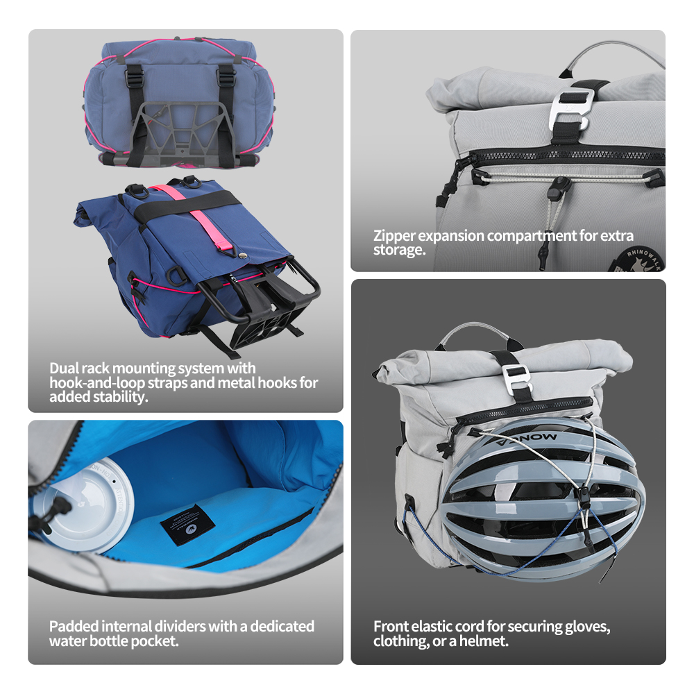 Rhinowalk Bicycle Handlebar Ba - đánh giá và giá Cycling Gear Backpack