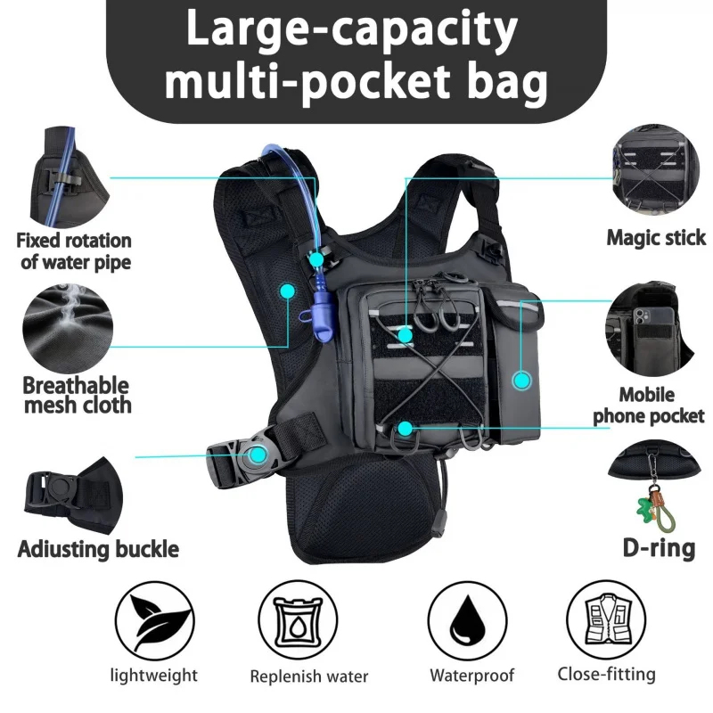 ​High-Quality Tactical Vest Ch - đánh giá và giá Cycling Gear Vest