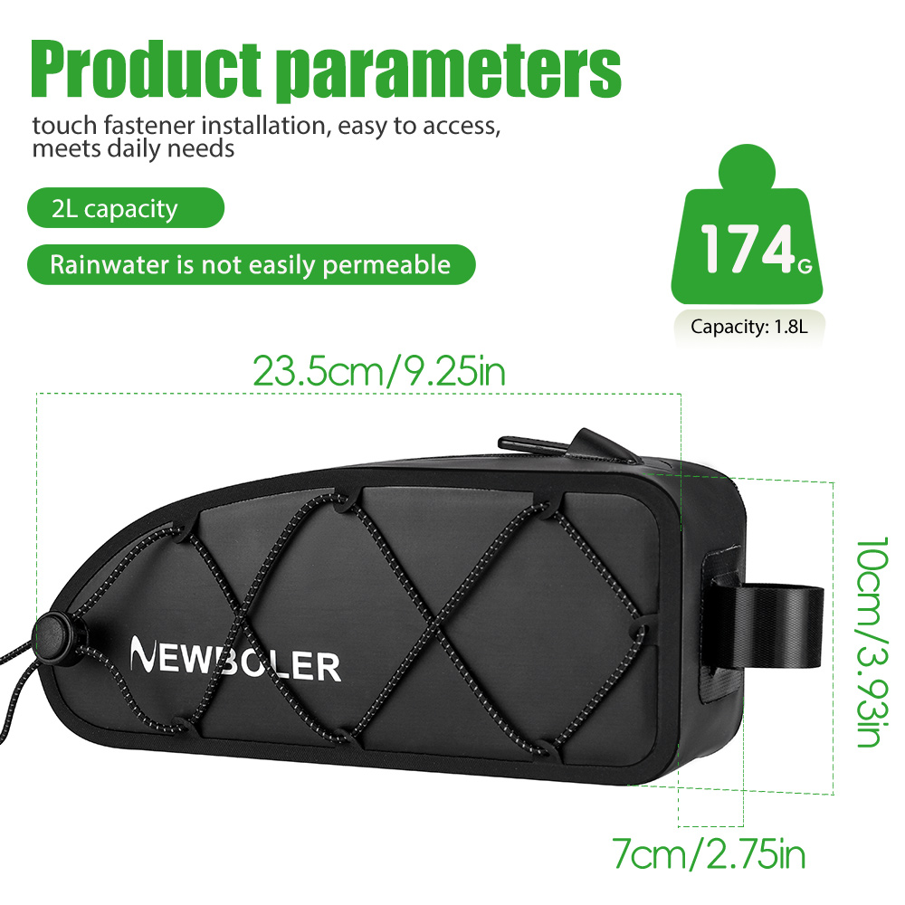 NEWBOLER 1.8L Bike Bag Waterpr - đánh giá và giá Cycling Gear Duffle