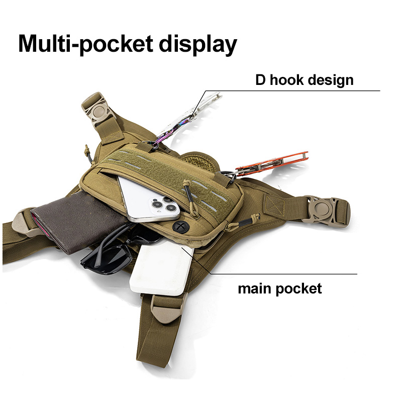 Tactical Front Chest Rig Bag V - đánh giá và giá Cycling Gear Vest