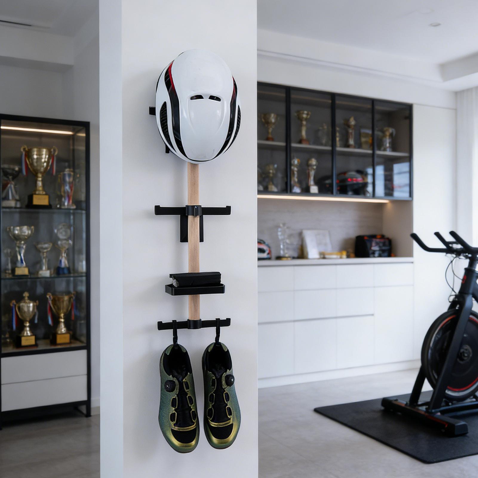 Vertical Cycling Gear Organize - đánh giá và giá Cycling Gear Wall Mount