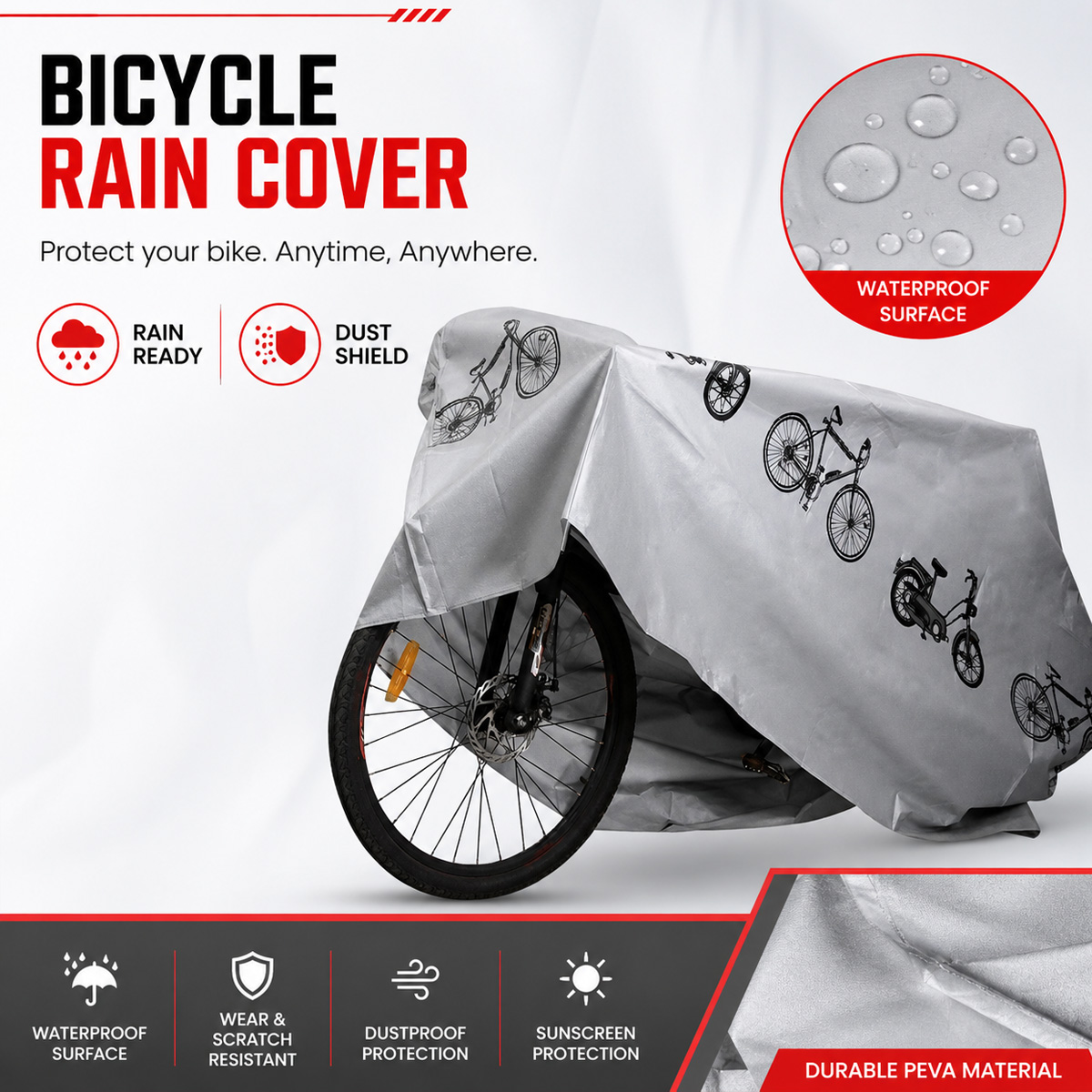 PINMOAP Universal Bicycle Rain - đánh giá và giá Cycling Gear Duffle