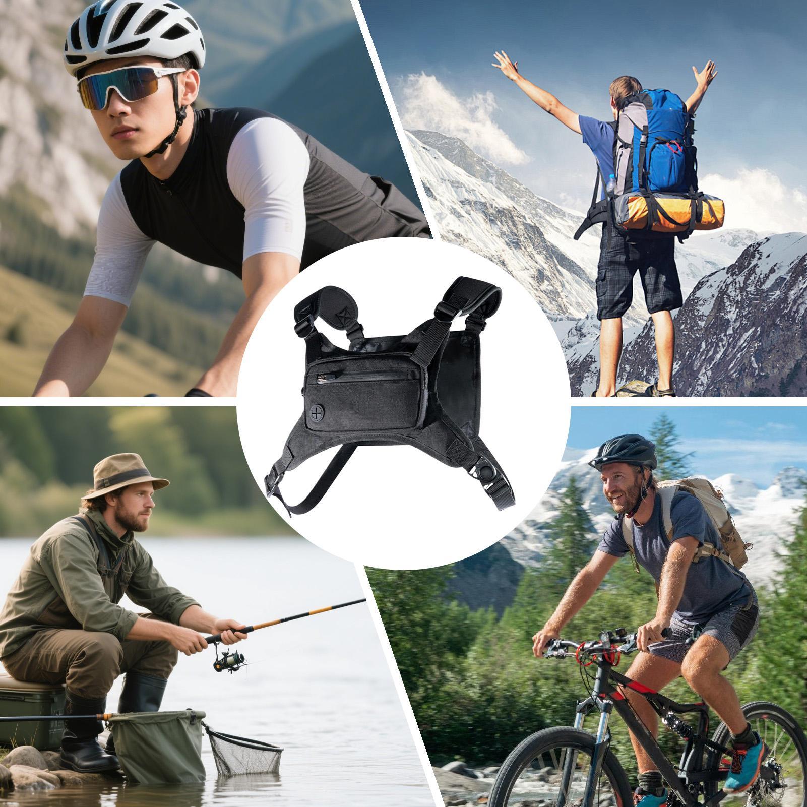 Running Chest Pack Hiking Ches - đánh giá và giá Cycling Gear Holder