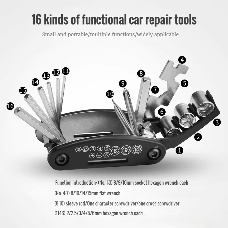 Portable Bicycle Repair Tools  - đánh giá và giá Bicycle Repair Kit