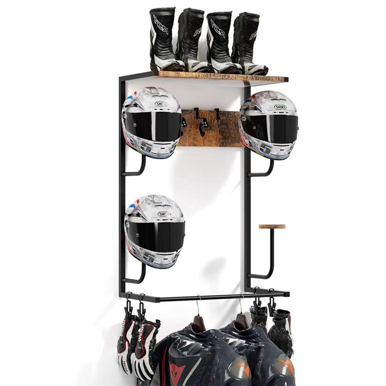 Motorcycle Helmet Holder, Wall - đánh giá và giá Cycling Gear Wall Mount