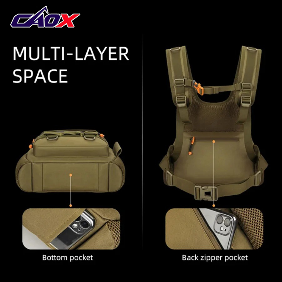 Fishing Lure Front Chest Vest  - đánh giá và giá Cycling Gear Duffle
