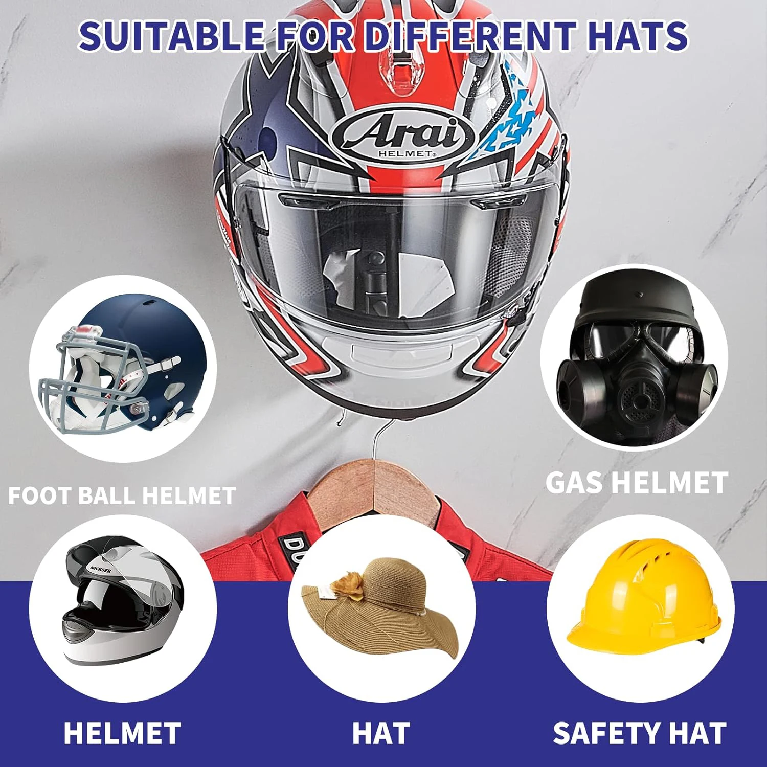 Motorcycle Helmet Rack Wall Mo - đánh giá và giá Cycling Gear Wall Mount