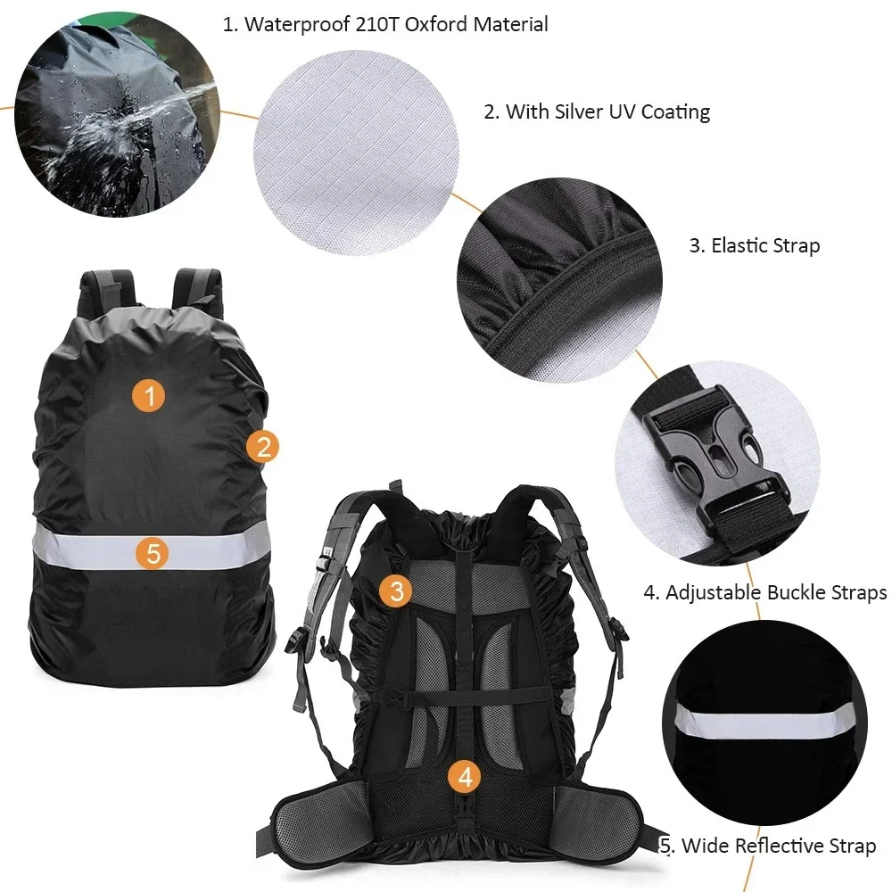 Waterproof Backpack Rain Cover - đánh giá và giá Cycling Gear Backpack